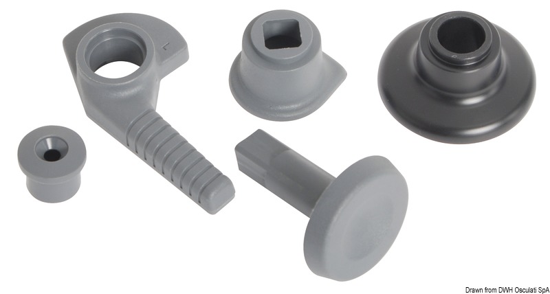 Kit leva di chiusura SX per Lewmar Low Profile