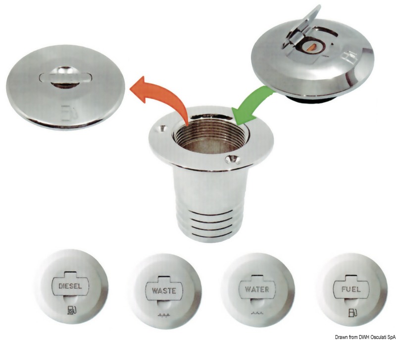 Solo tappo con chiave Diesel