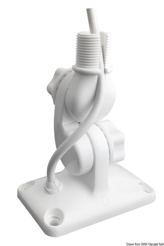 Base snodata Glomex in nylon rinforzato bianca