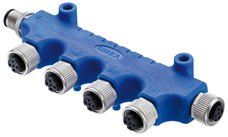 Connettore 4 vie NMEA 2000, 4A 60V