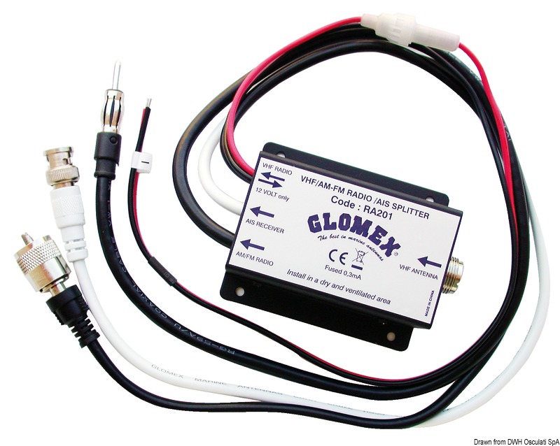 Splitter AM/FM/AIS Glomex RA201