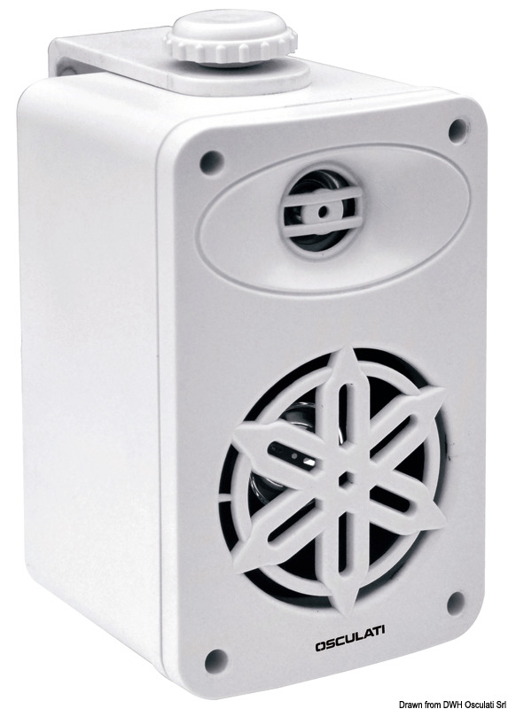 Coppia di casse stereo 2 vie per interno bianche 3