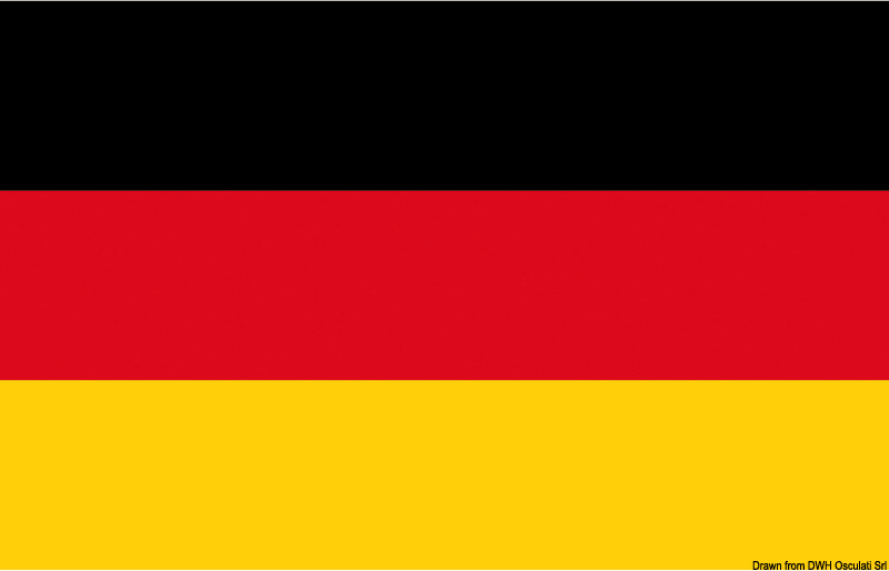 Bandiera Germania 20 x 30 cm