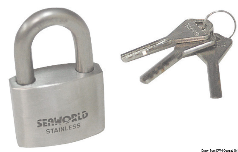 Lucchetto inox arco 30 mm