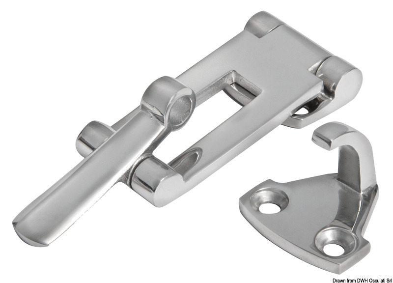 Chiusura a leva inox 104,6x36,7 mm