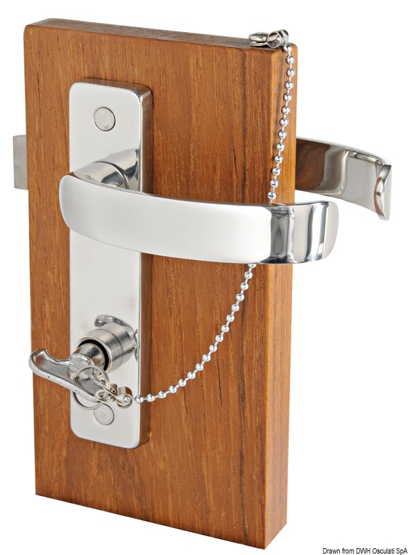 Maniglie con mostrine Contemporary DX destra esterna + interna