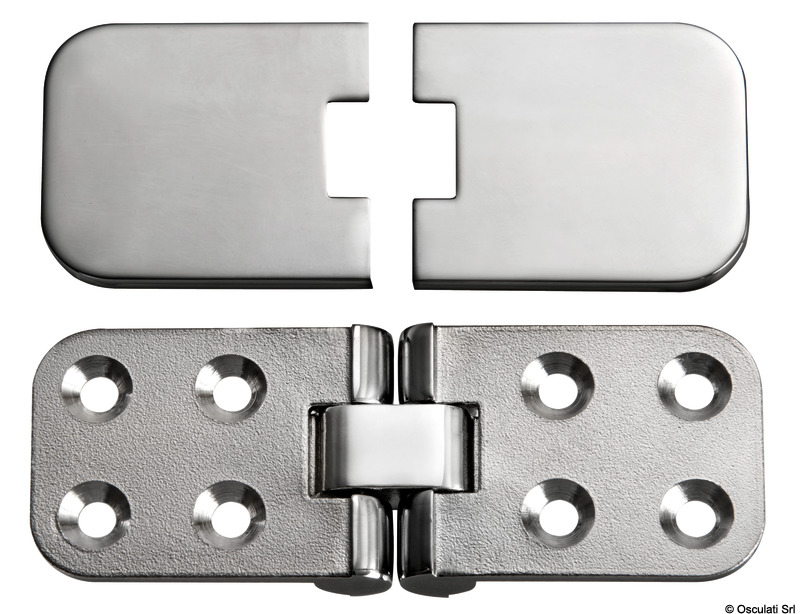 Cerniera di precisione con rotazione 180° e cover