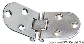 Cerniera a filo inox 84x30 mm