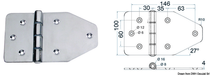 Maxi cerniera 180x100 mm