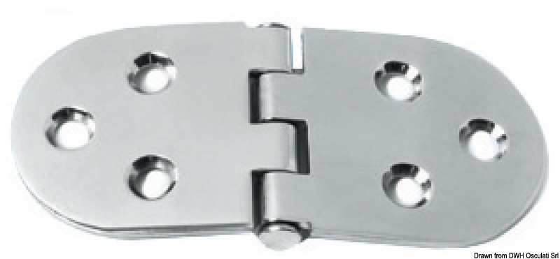 Cerniera inox 130x60 mm
