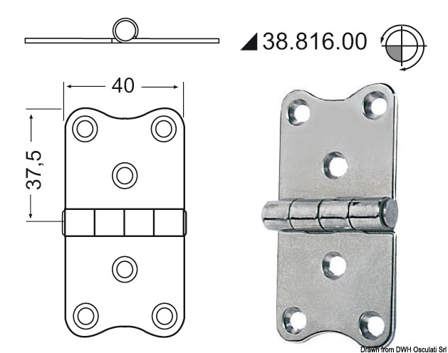 Cerniera inox