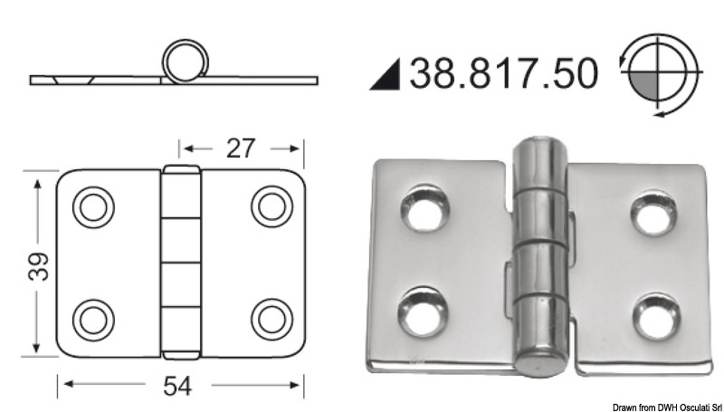 Cerniera inox