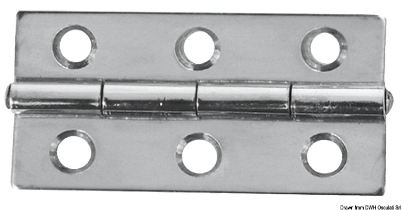 Cerniera inox mm 60x30
