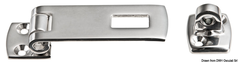 Cerniera ribalta inox 75x26