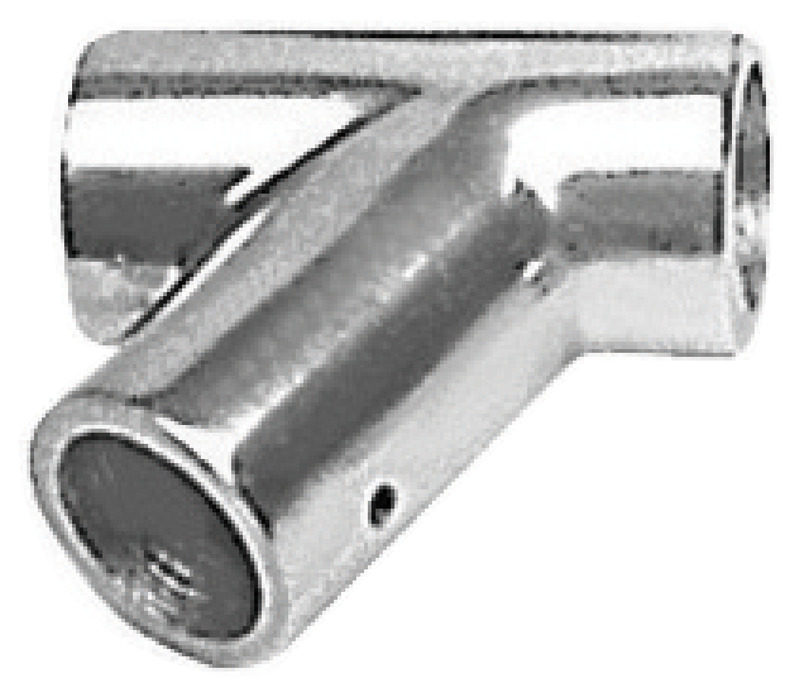 Raccordo lega leggera T 60° 25 mm