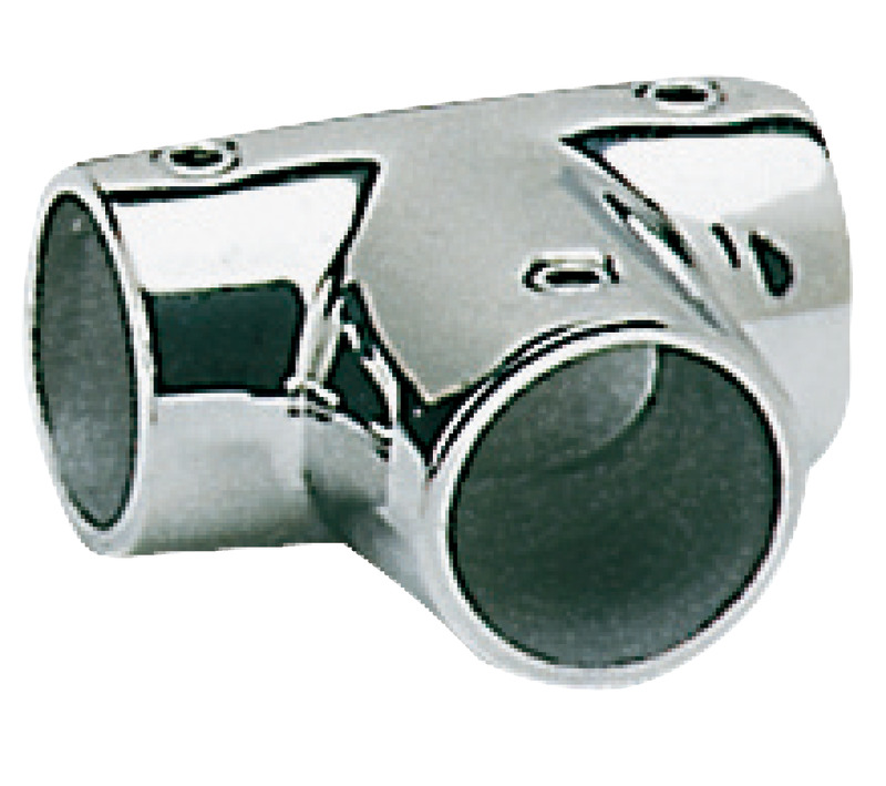 Giunto inox T 90° 22 mm