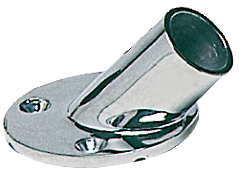 Base inox pulpito 45° 22 mm