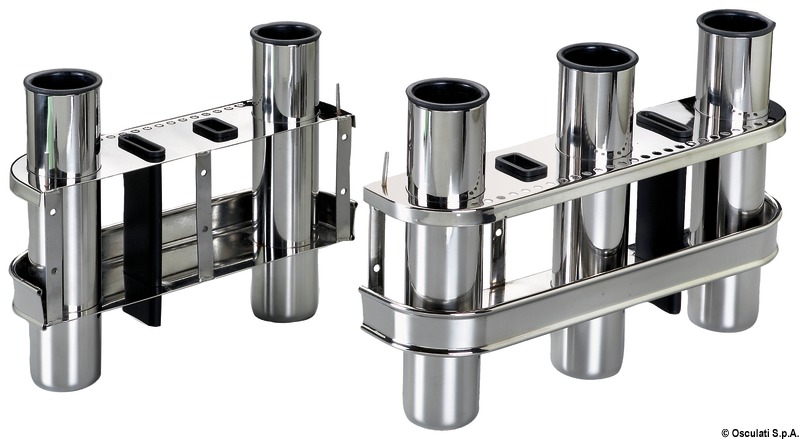 Portacanna acciaio inox 2 posti