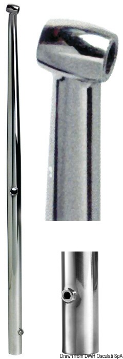 Candeliere inox 610 mm