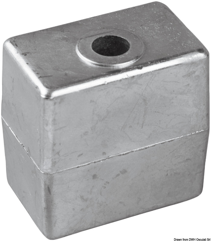 Anodo piede 50/200 HP alluminio diam. foro 3/8