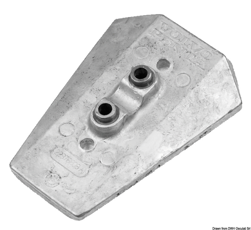Anodo in Alluminio per Piede Volvo DPI
