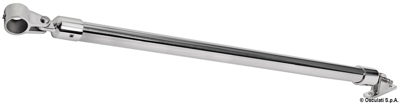 Kit bracci sostegno inox 22 mm