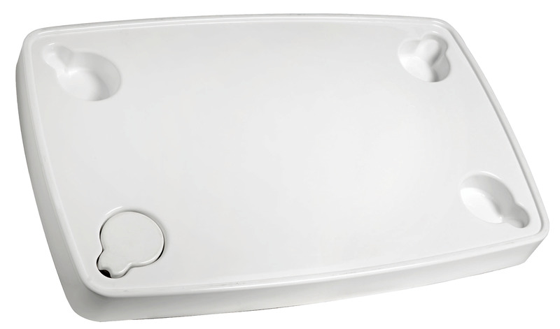 Tavolo ABS bianco 81 x 51 cm forato