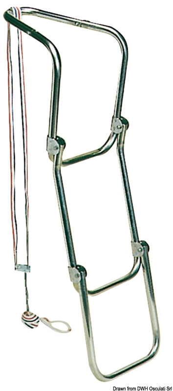 Scaletta pieghevole 3 gradini