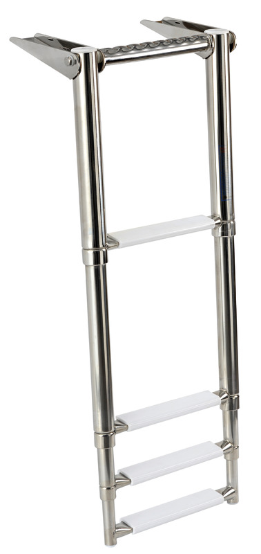 Scaletta telescopica per plancetta 4 gradini