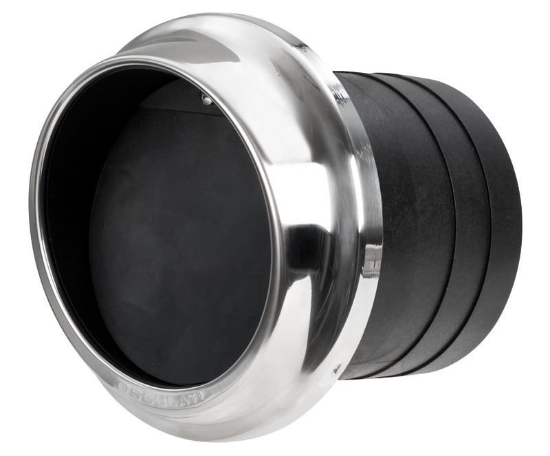 Uscita scappamento per tubi 125 mm