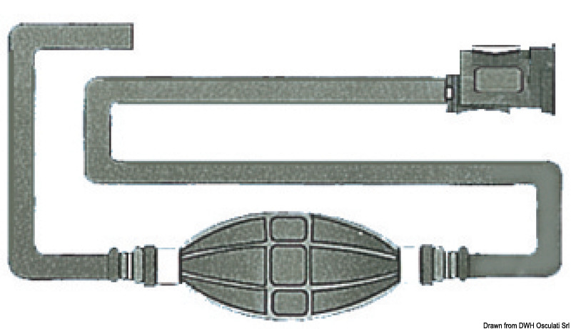 Tubazione per carburante con attacco Honda