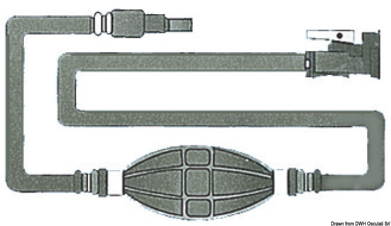 Tubazione per carburante con 2 attacchi Suzuki