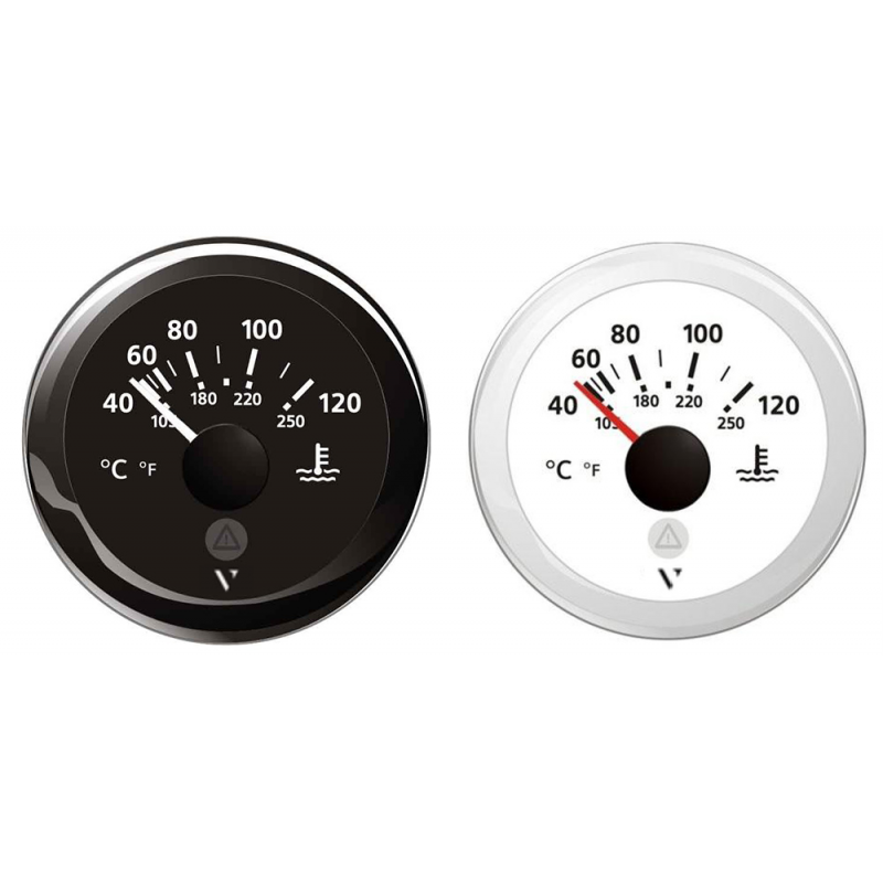 TERMOMETRO ACQUA 12/24V BIANCO