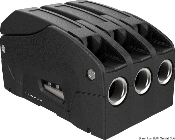 Stopper D1 triplo per cime 6-8 mm