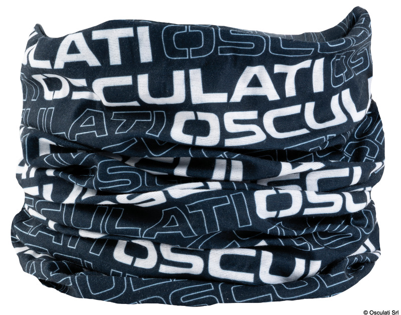 Bandana microfibra Osculati, stampa sublim. Blu
