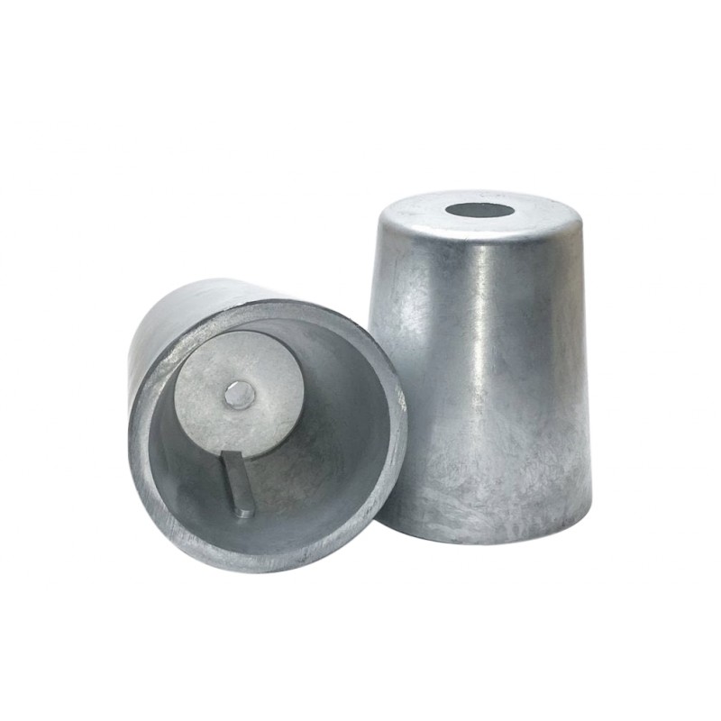 ANODO ZINCO OGIVA CONICA Ø22/25